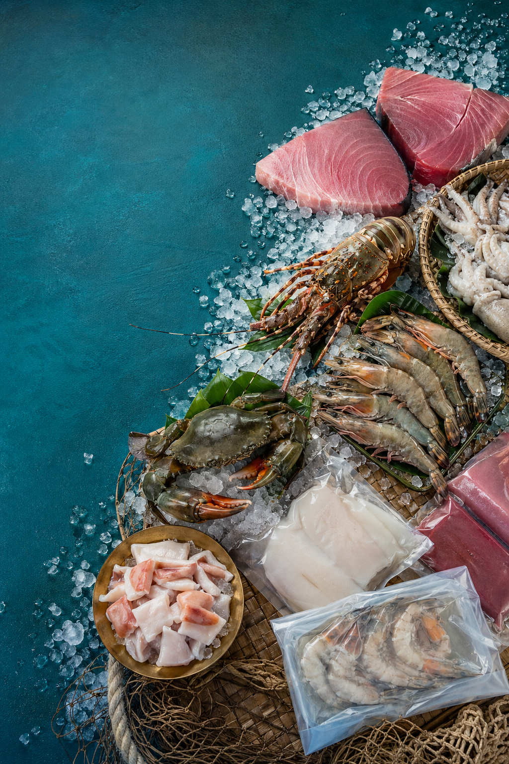 Premium Singha Sea Foods catalog seafood arrangement